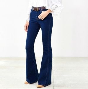 UO Morrison high waist flares